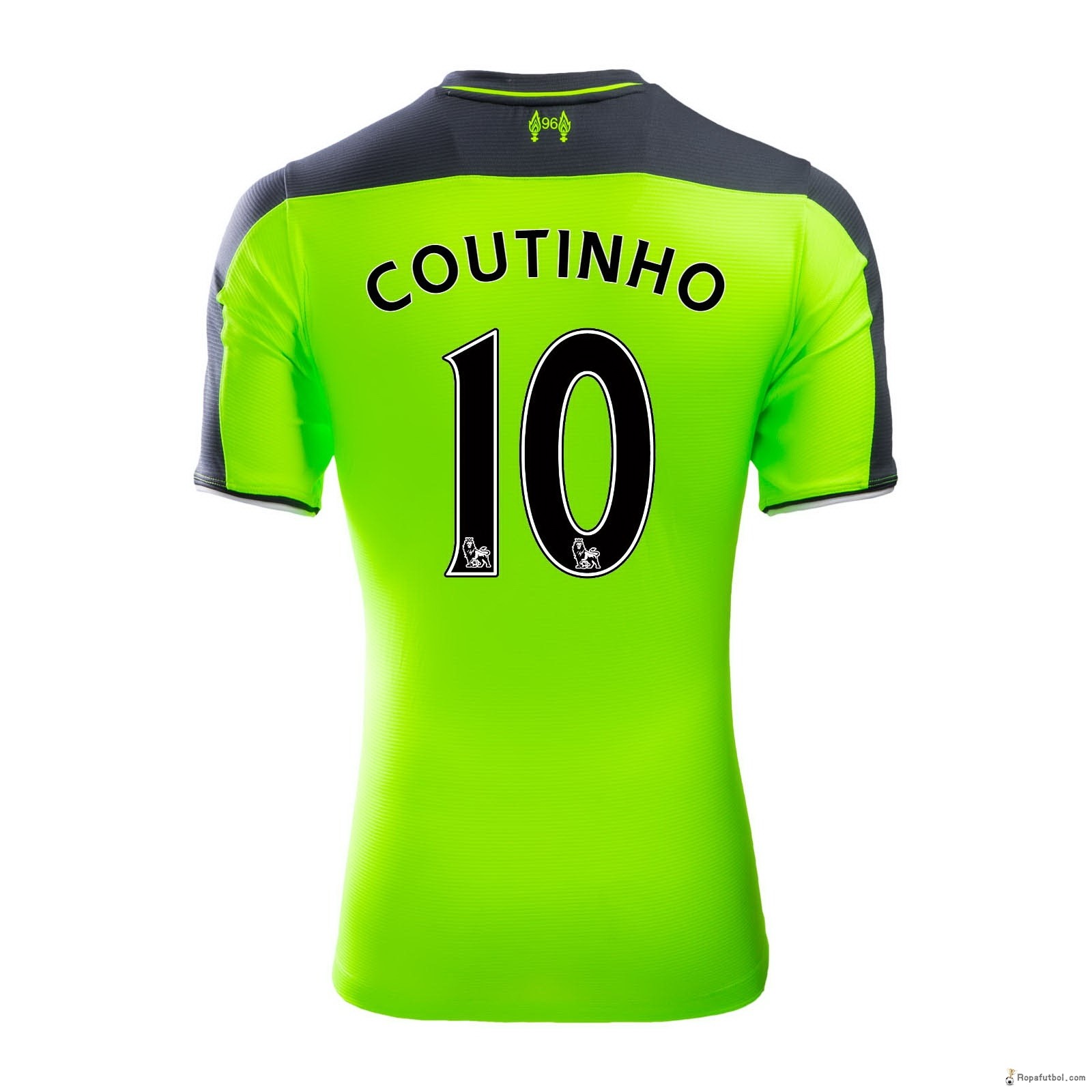 Camiseta Liverpool Replica Tercera Ropa Coutinho 2016/17 Verde